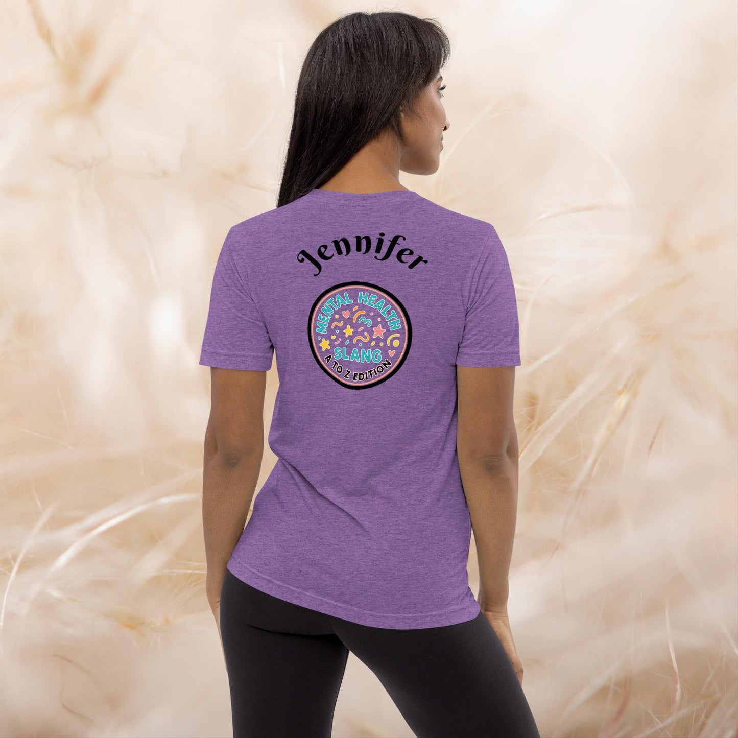 Slang Psyche A-Z Mental Health T-Shirt, Positive Vibes Tee, Self-Care Apparel, Therapy Gift for Anxiety Relief