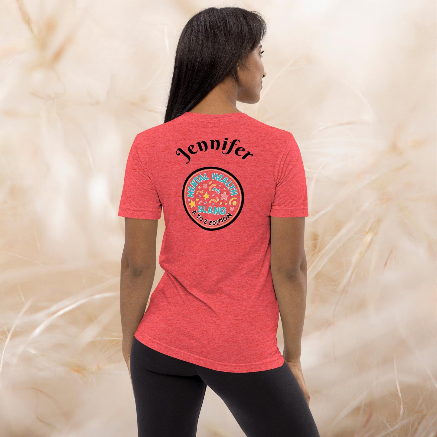 Slang Psyche A-Z Mental Health T-Shirt, Positive Vibes Tee, Self-Care Apparel, Therapy Gift for Anxiety Relief