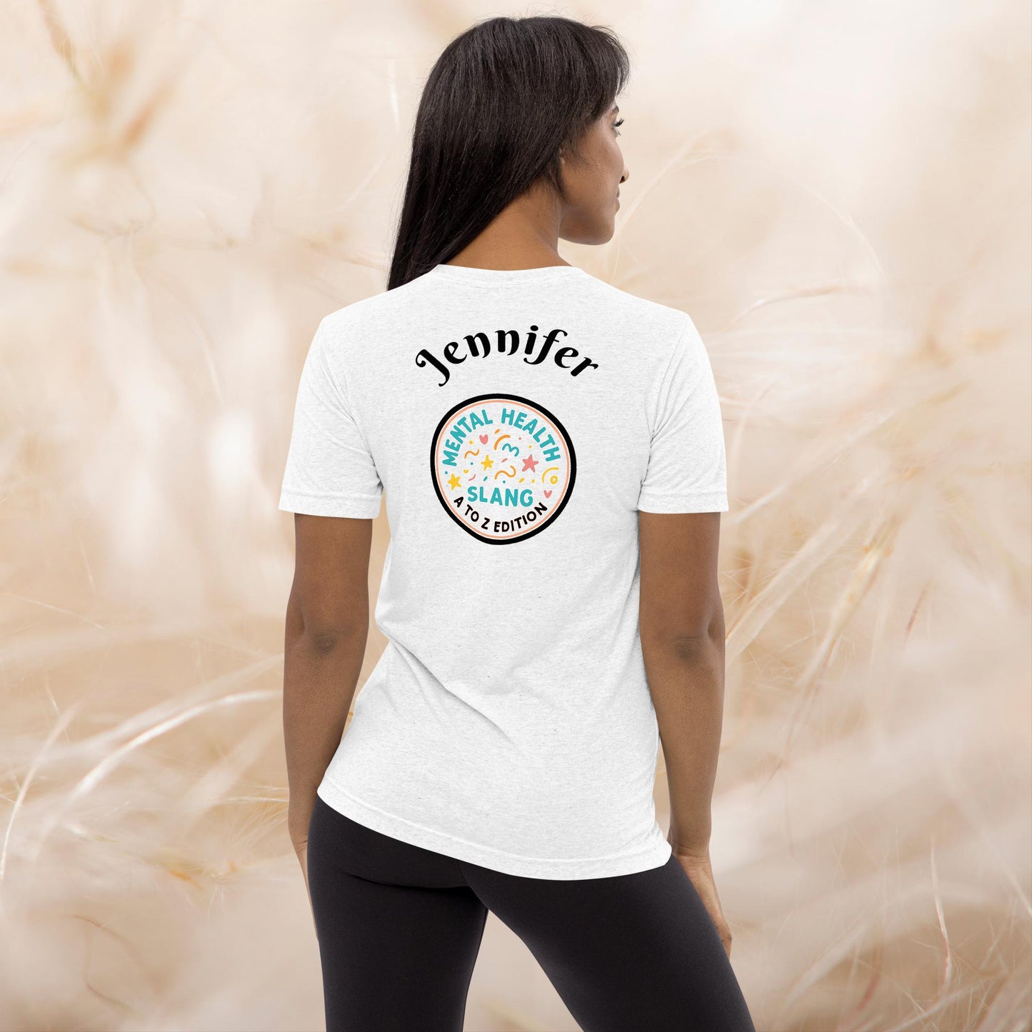Slang Psyche A-Z Mental Health T-Shirt, Positive Vibes Tee, Self-Care Apparel, Therapy Gift for Anxiety Relief