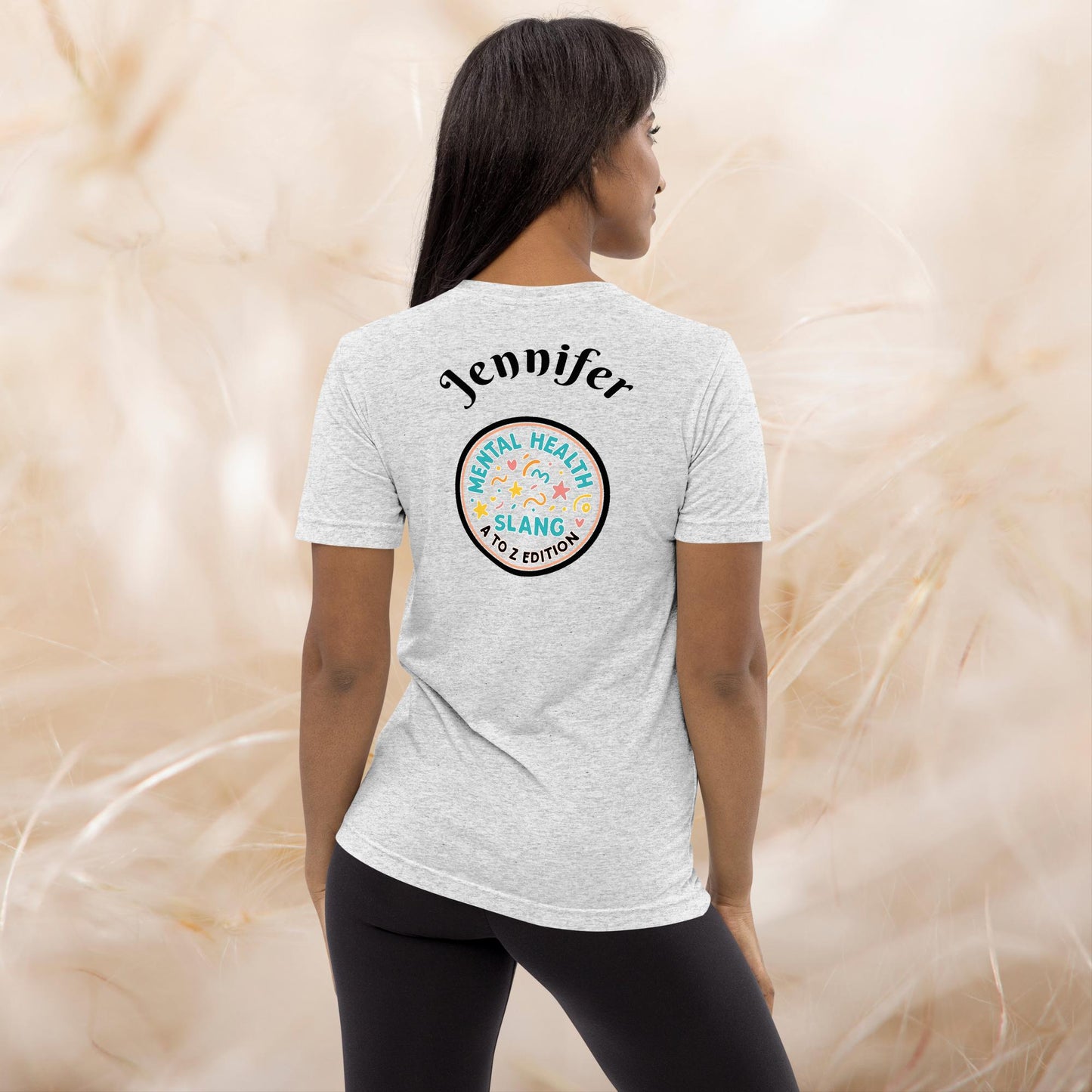 Slang Psyche A-Z Mental Health T-Shirt, Positive Vibes Tee, Self-Care Apparel, Therapy Gift for Anxiety Relief