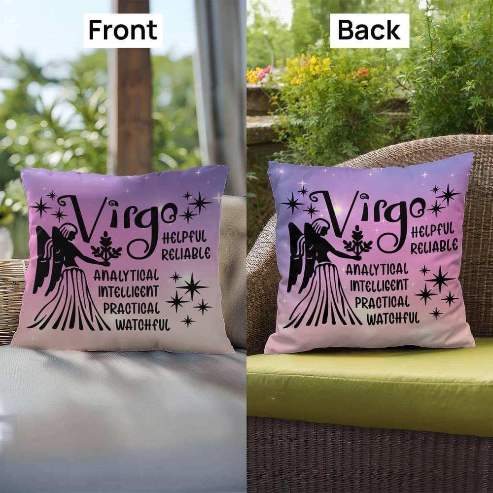 Shop our premium virgo indoor outdoor pillow from MySisterIsASurvivor.
