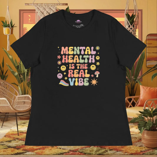 womens-relaxed-t-shirt-black-front-6940974651f89 - MySisterIsASurvivor