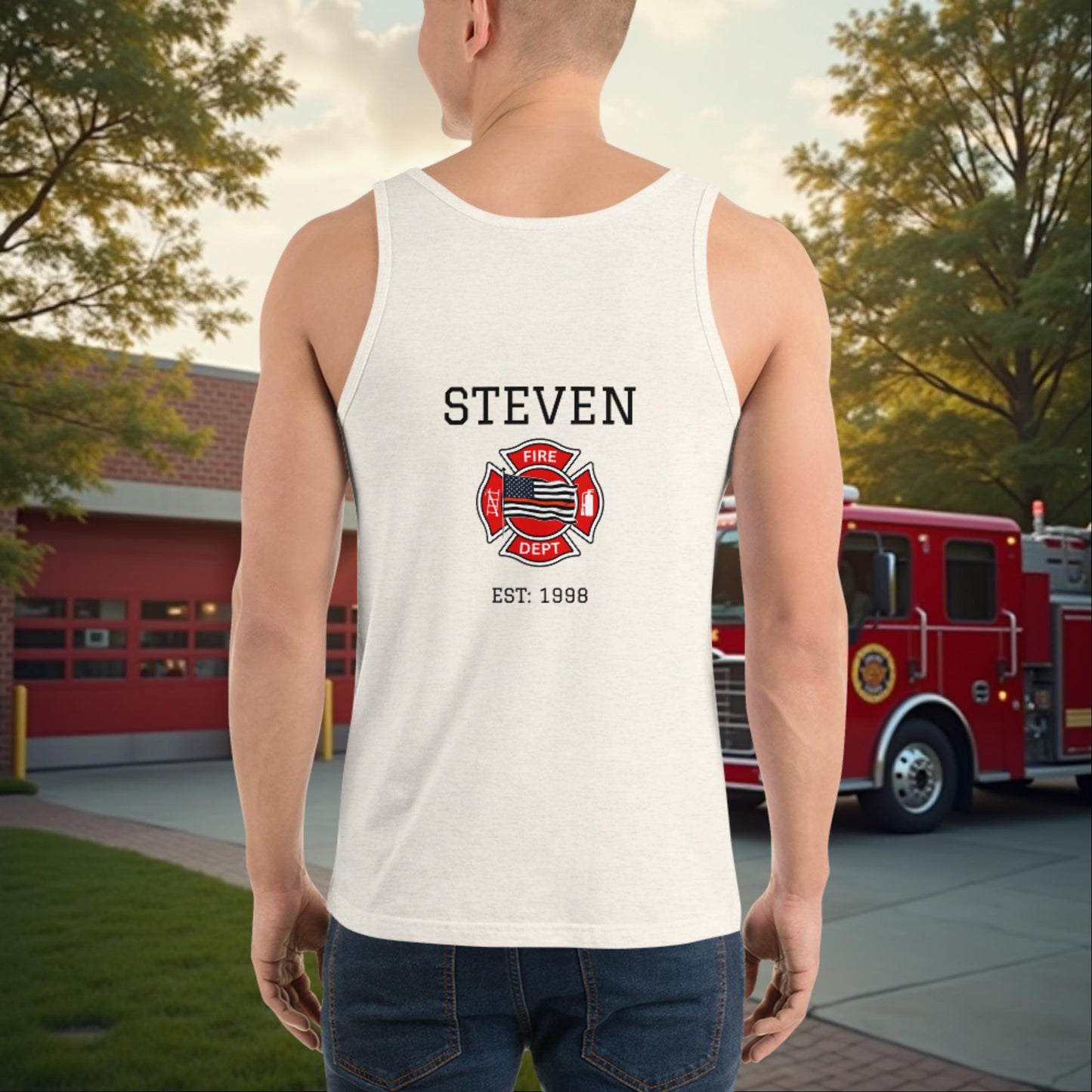 You Save Lives Every Day - Custom Firefighter Mental Health Awareness Tank, Support & Tribute Shirt - MySisterIsASurvivor
