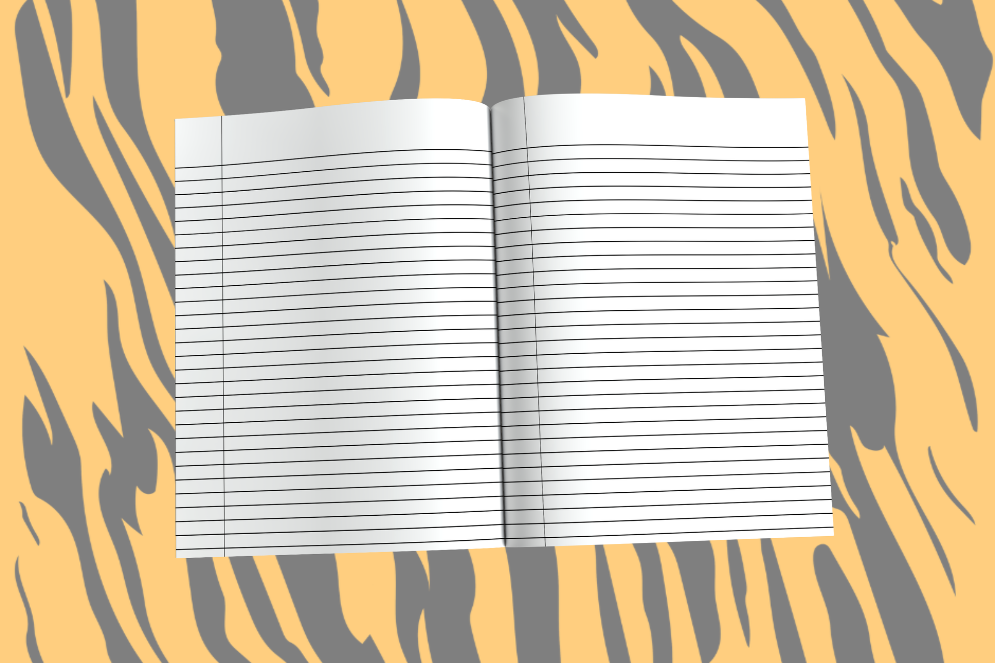 The Resilient Tiger Within: Tiger-Themed Composition Notebook