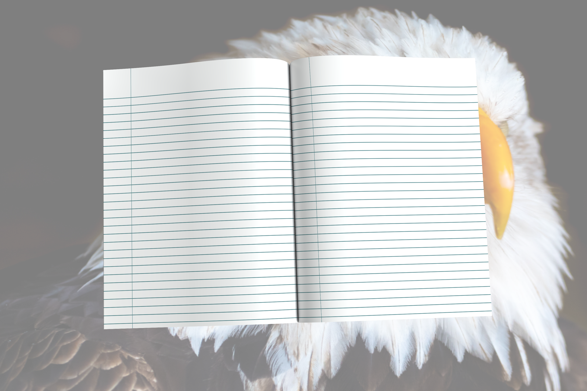 Soaring Eagle Triumph: Eagle-Themed Composition Notebook