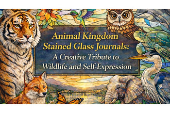 Animal Kingdom Stained Glass Journals