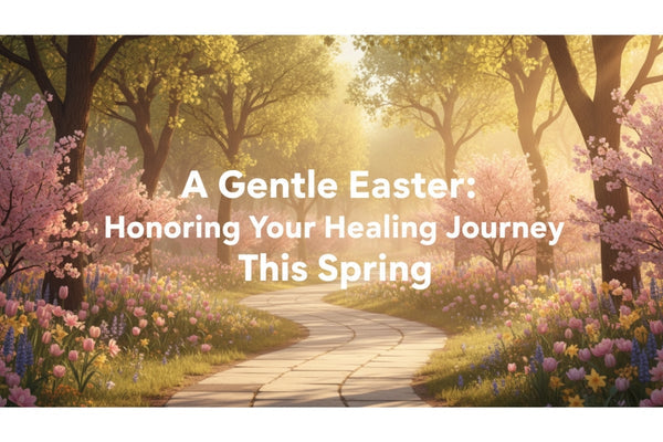 Spring flowers representing renewal and hope for trauma survivors honoring their healing journey at Easter