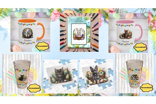 Easter Treats: Mindfulness Coloring Books & Personalized Gifts