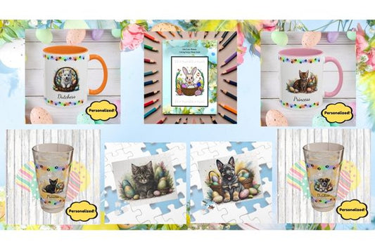 Easter Treats: Mindfulness Coloring Books & Personalized Gifts