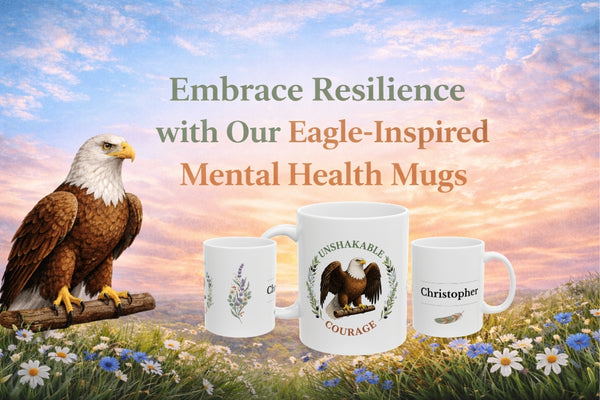 Embrace Resilience with Our Eagle-Inspired Mental Health Mugs