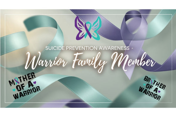 Suicide prevention awareness warrior family member mug and pint glass - meaningful mental health advocacy gifts