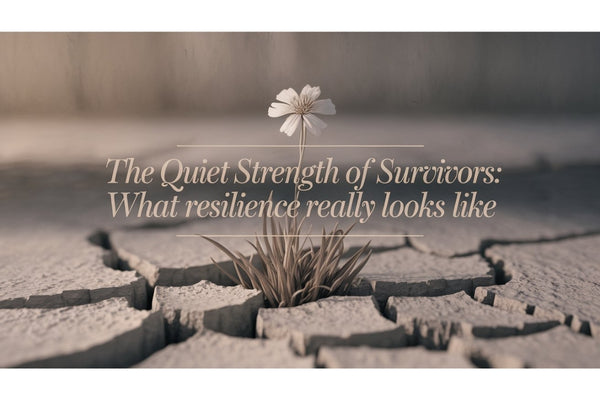 Person sitting quietly in soft light, representing the quiet strength and resilience of survivors of trauma and abuse