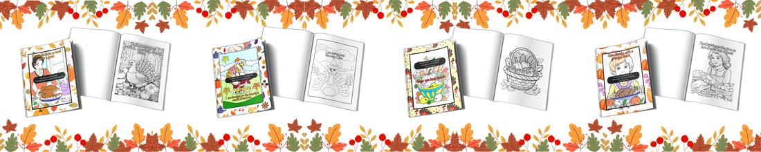 Colorful Gratitude: Thanksgiving-Themed Coloring Books for All Ages by MySisterIsASurvivor