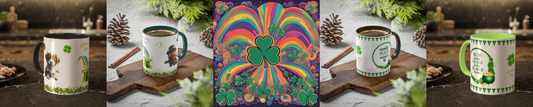 Elevate Your St. Patrick's Day with Our St. Patrick's Day Two-Tone Coffee Mug