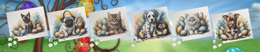 Elevate Your Easter with Canine and Feline Fun: Introducing Our Easter-Themed Puzzles! - MySisterIsASurvivor