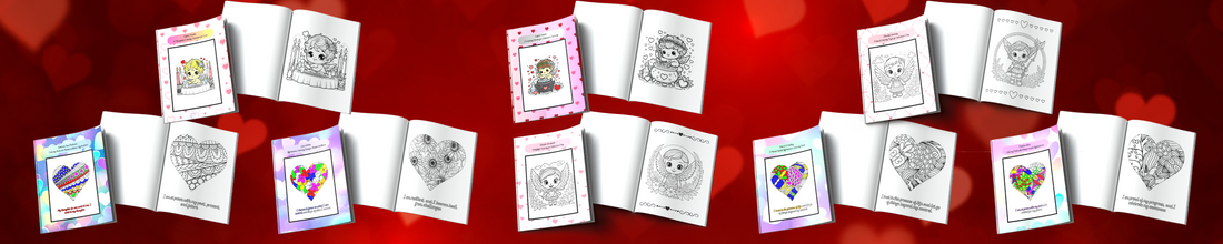 Coloring Love: The Therapeutic Magic of Valentine's Day Coloring for Mental Well-Being