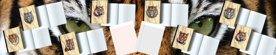 Roar Your Way to Mental Resilience: Embracing the Tiger-Themed Composition Books