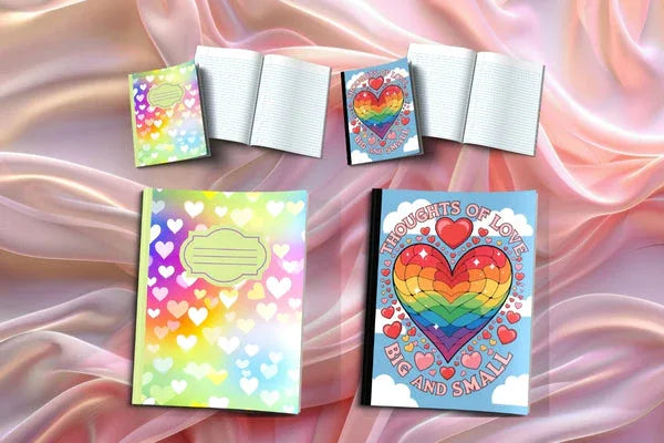 Valentine's Composition Books - MySisterIsASurvivor