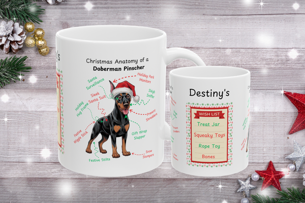 "Merry Mutts" Personalized Christmas Mugs