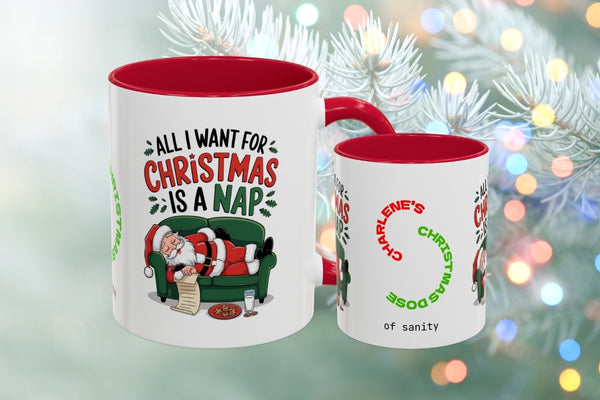 Christmas at Heart Personalized Mugs