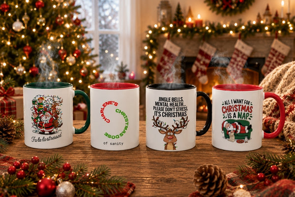 Christmas at Heart Personalized Mugs