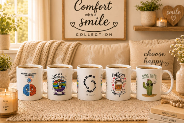 Comfort With a Smile Personalized Funny Mugs