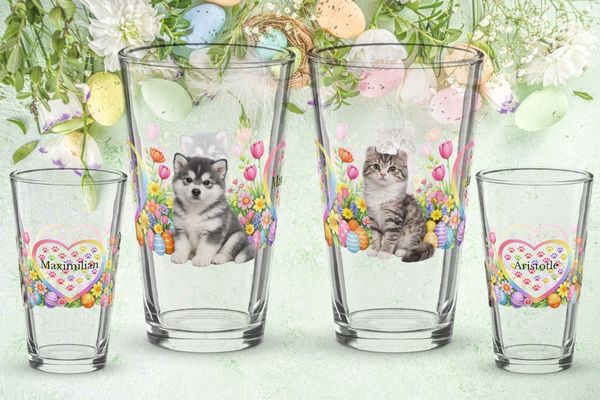 Easter Pint Glasses
