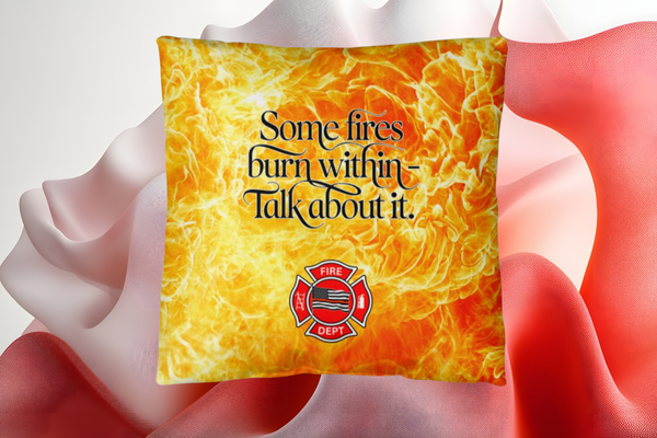 Firefighter Support Personalized Throw Pillows