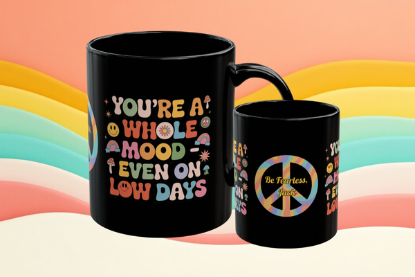 Groovy Minds Matter Personalized Mugs
