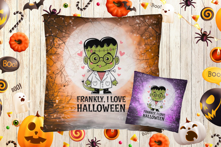 Halloween Hugs & Hope Throw Pillows