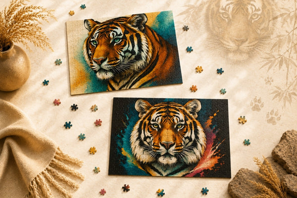 Tiger Puzzles - Mindful Courage & Resilience