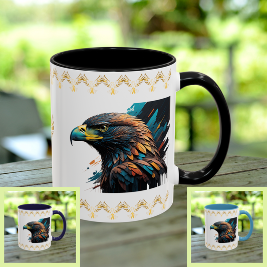 Eagle's Strength Resilience: Eagle Accent Coffee Mug (11, 15oz)