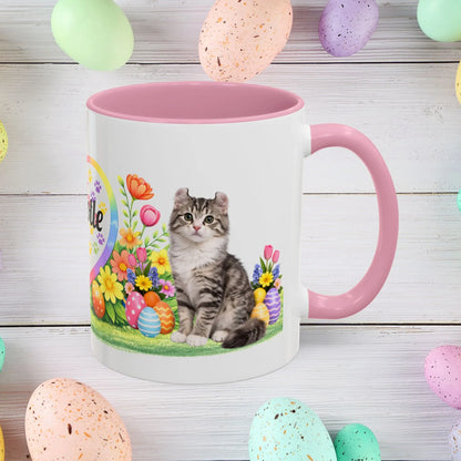 Shop our american curl kitten easter mug featuring the 11oz style option from MySisterIsASurvivor.