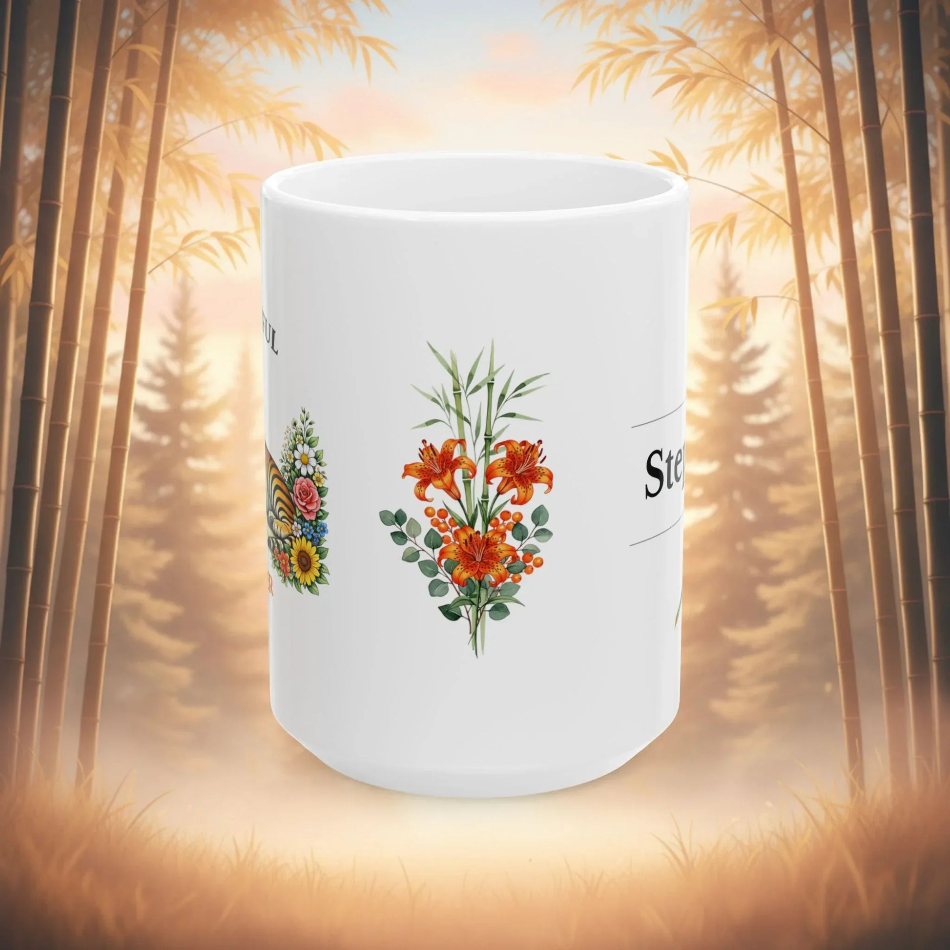 Shop our premium peaceful power tiger mug from MySisterIsASurvivor.