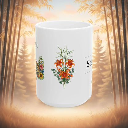 Shop our premium peaceful power tiger mug from MySisterIsASurvivor.