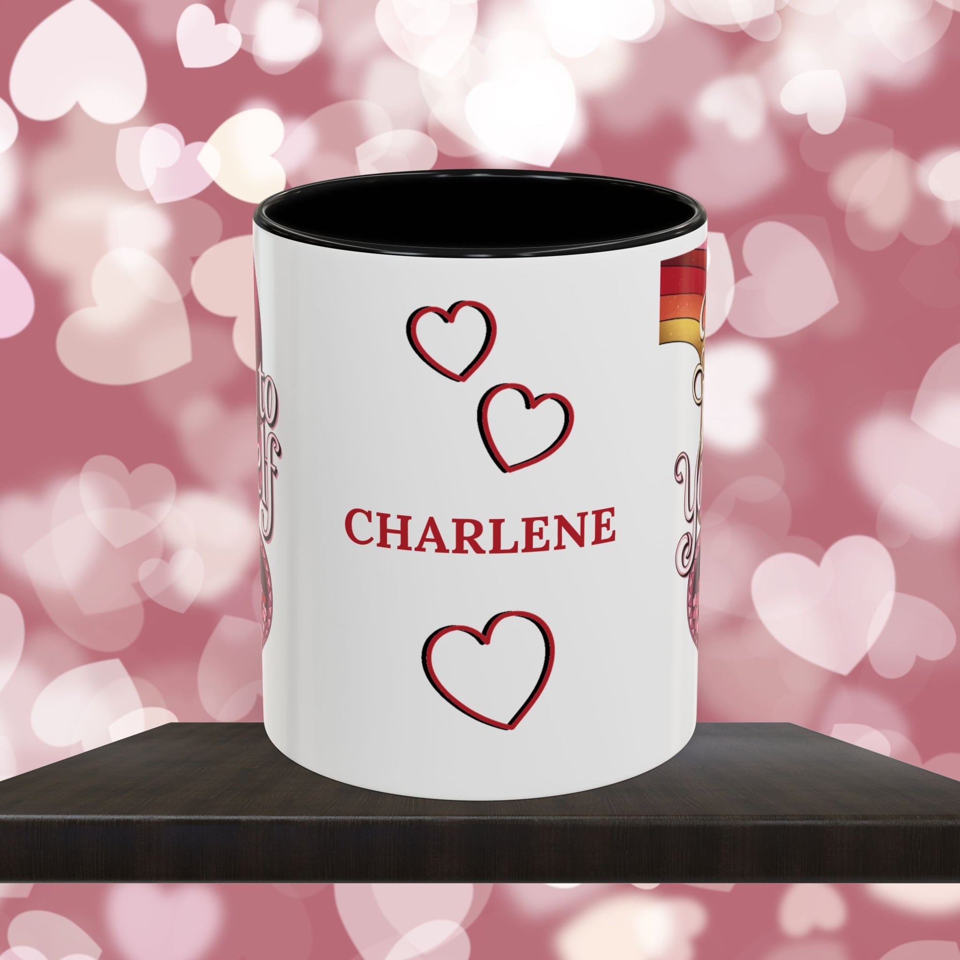Be Kind To Yourself: Personalized Valentine's Day Affirmation Mug – Inspiring Positivity and Emotional Wellness, 11oz or 15oz