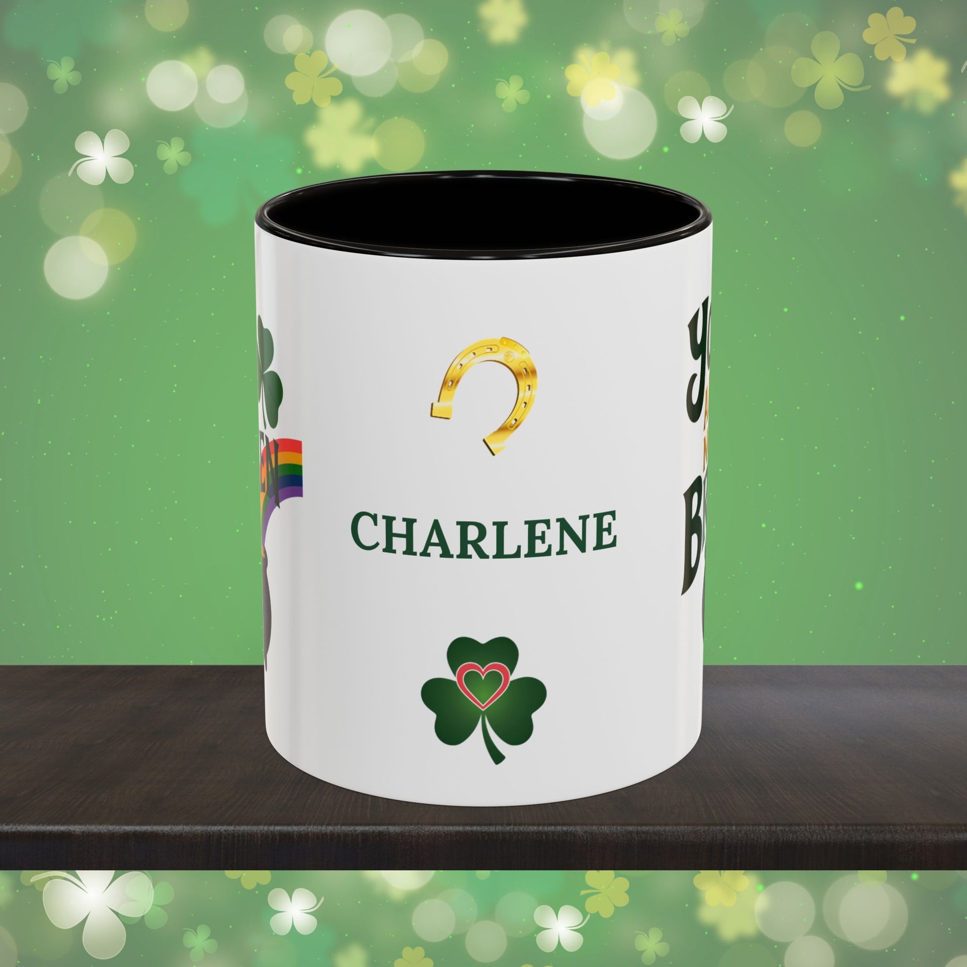 You are Not Broken: Personalized St. Patrick's Day Mug - Add Your Name & Celebrate Strength and Positivity