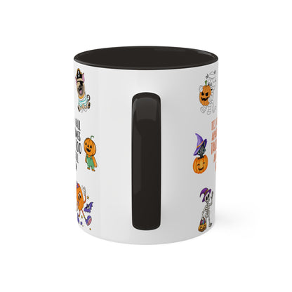 It's Okay To Fall Apart Sometimes Tacos Do Too And We Still Love Them - Halloween Affirmation Mug - 11oz Ceramic Coffee Cup with Positive Quotes & Cute Vibes