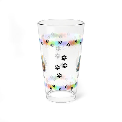 Shiba Inu Personalized Easter Puppy 16oz Pint Glass - Custom Dog Design, Mental Health Gift, Easter Décor, and Festive Celebrations