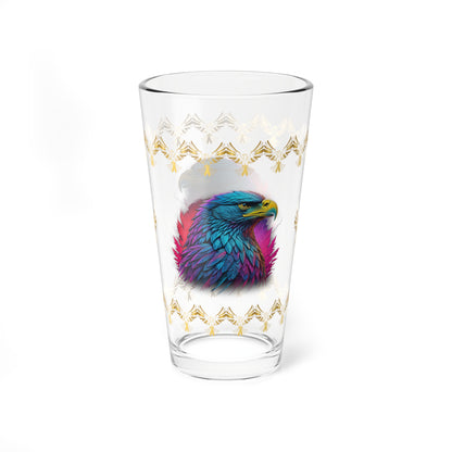 Triumphant Talons 16oz Eagle Pint Glass - Symbol of Strength, Resilience, and Mental Health Awareness