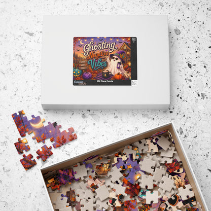 Ghosting Negative Vibes Halloween Puzzle