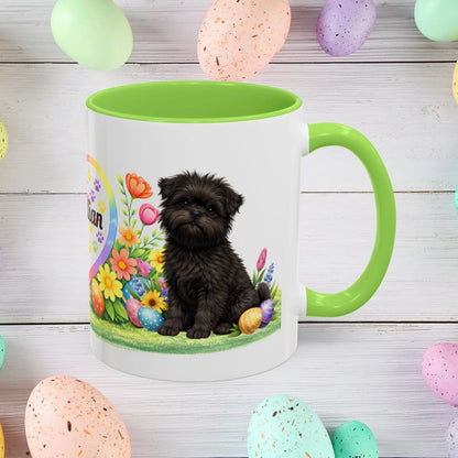 Shop our affenpinscher puppy easter mug featuring the 11oz style option from MySisterIsASurvivor.