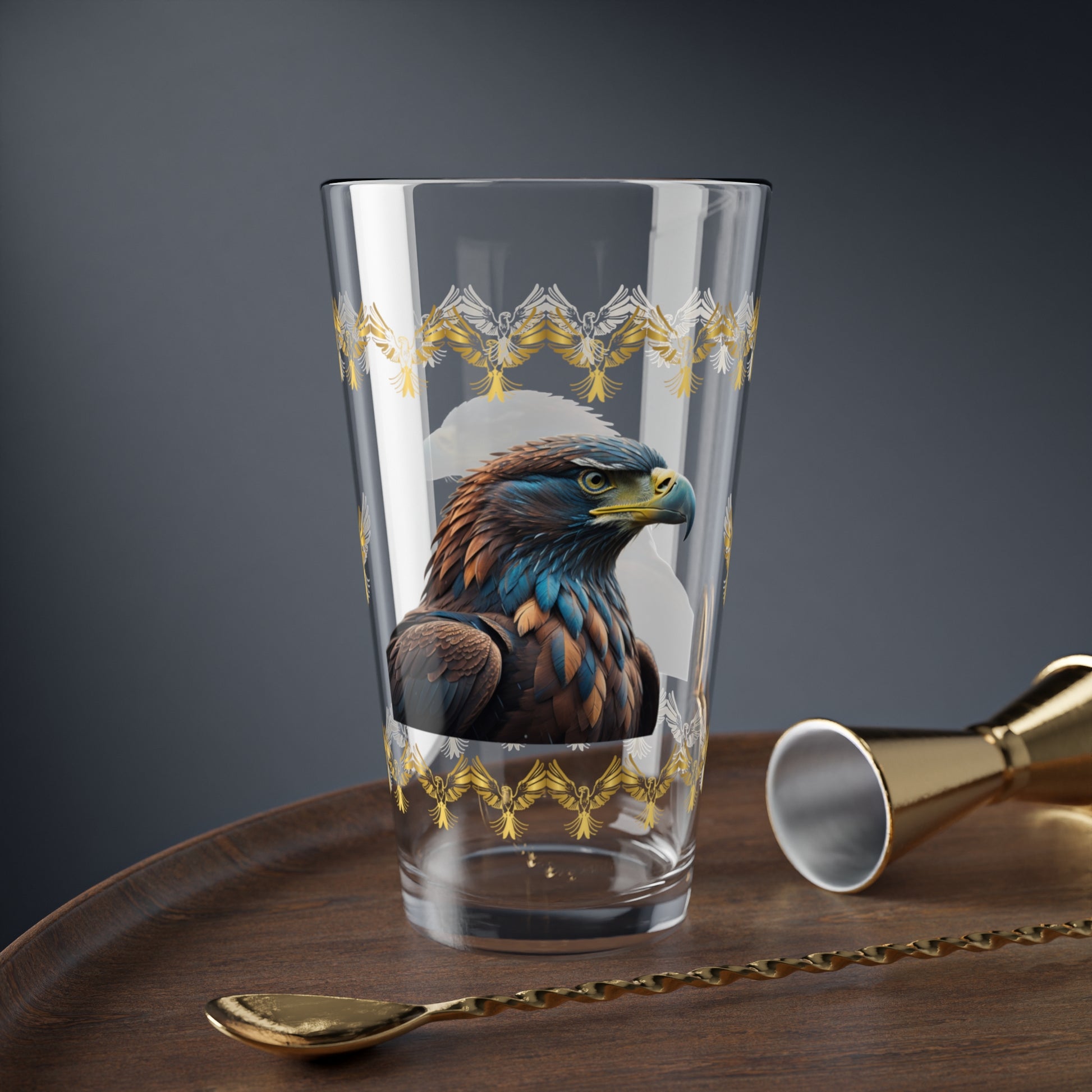 Talon Resilience 16oz Eagle Pint Glass - Symbol of Strength, Resilience, and Mental Health Awareness