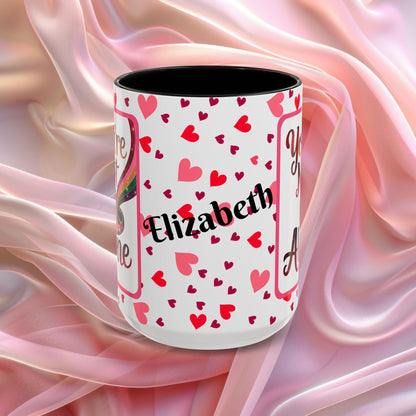 Youre Not Alone Valentines mug offering support and reassurance, Valentine affirmation coffee cup