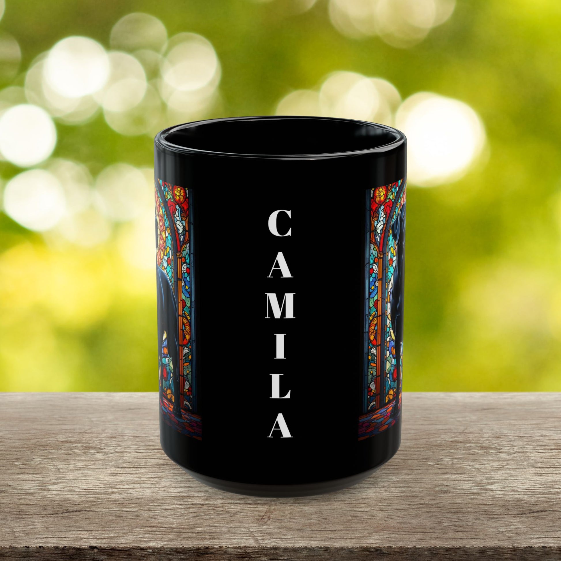Rottweiler (Rare Black) Personalized Mug, Pet Lover Mug, Dog Coffee Mug, Custom Name Mug, Dog Lover Gift, Dog-Themed Mug, Rottie Mug