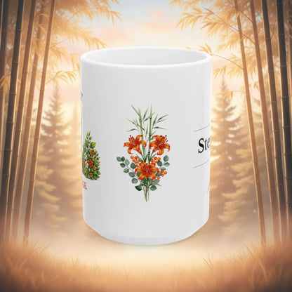 Shop our premium quiet courage tiger mug from MySisterIsASurvivor.