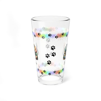 Australian Shepherd Personalized Easter Puppy 16oz Pint Glass - Custom Dog Design, Mental Health Gift, Easter Décor, and Festive Celebrations