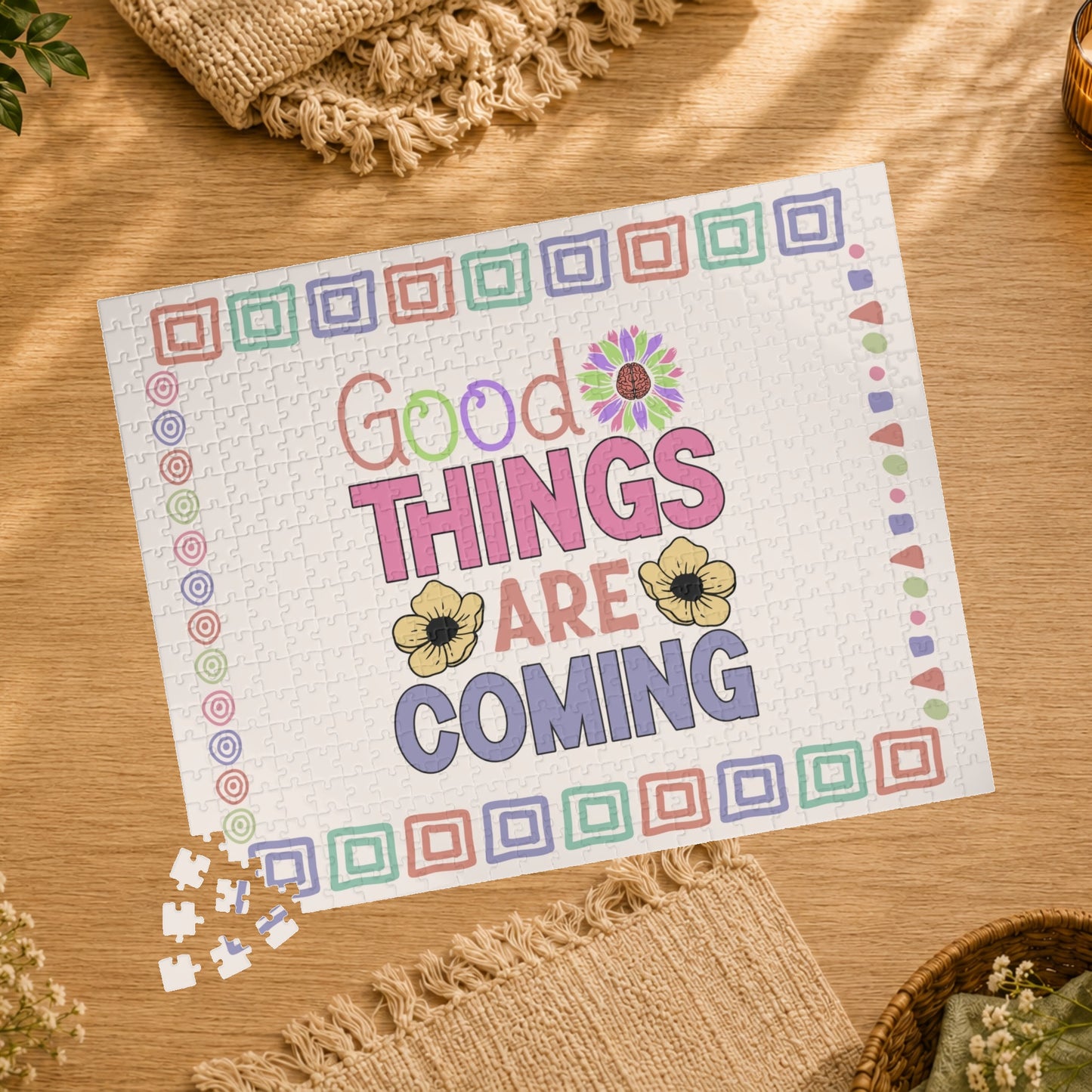 Good Things Are Coming - Affirmation Puzzle Gift for Survivors and Puzzle Lovers