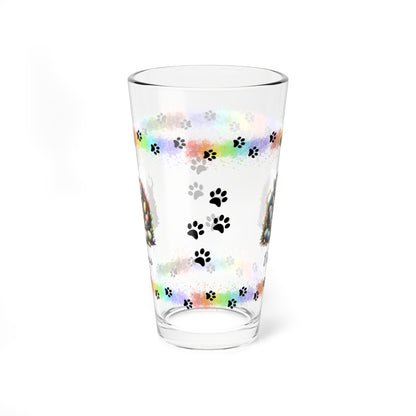 Corgi Personalized Easter Puppy 16oz Pint Glass - Custom Dog Design, Mental Health Gift, Easter Décor, and Festive Celebrations