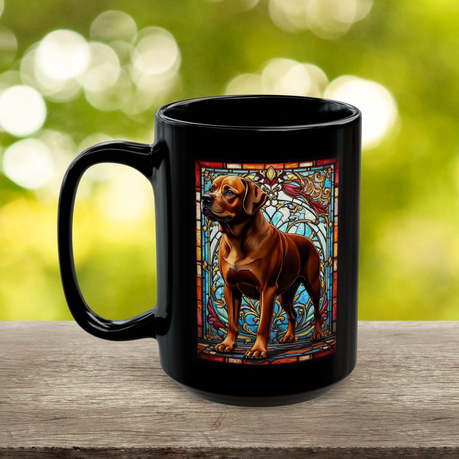 Rare red Rottweiler personalized dog lover coffee mug